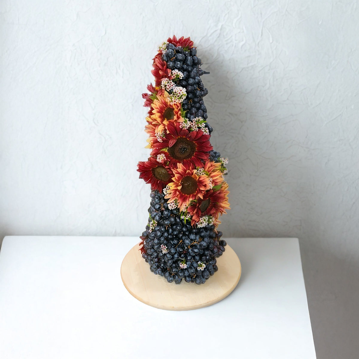 Luxury Grape Tower Charcuterie Centerpiece for Events - Charqute Los Angeles