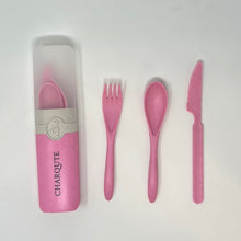 Load image into Gallery viewer, Reusable Cutlery Set - Charqute
