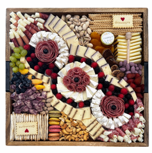 Load image into Gallery viewer, Large Square Lazy Susan Charcuterie Board

